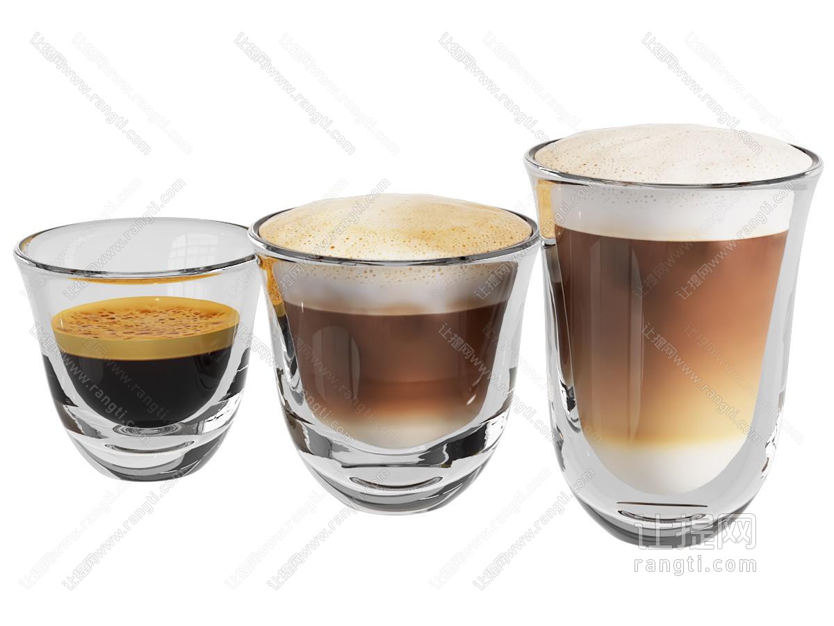 咖啡 可乐 饮料 玻璃杯