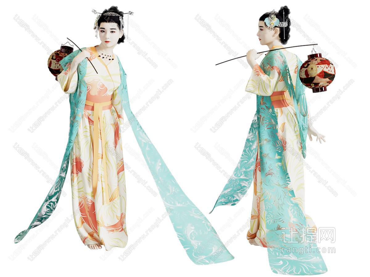 现代古装美人 女人
