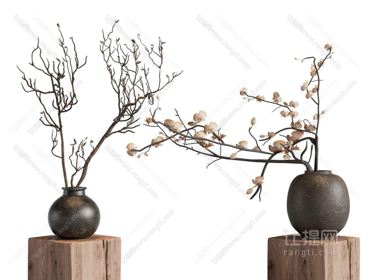 侘寂中古花瓶