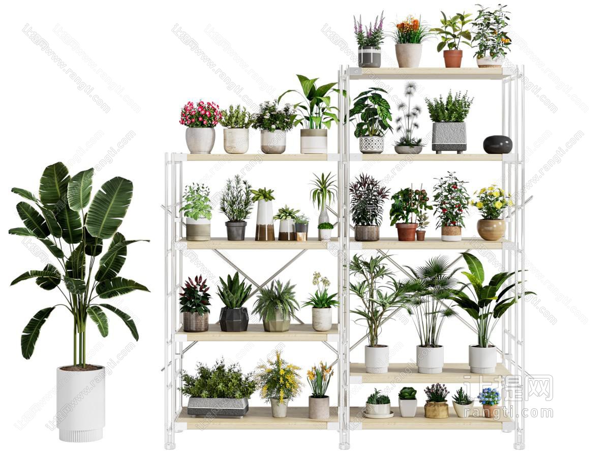 日式多层可移动置物架