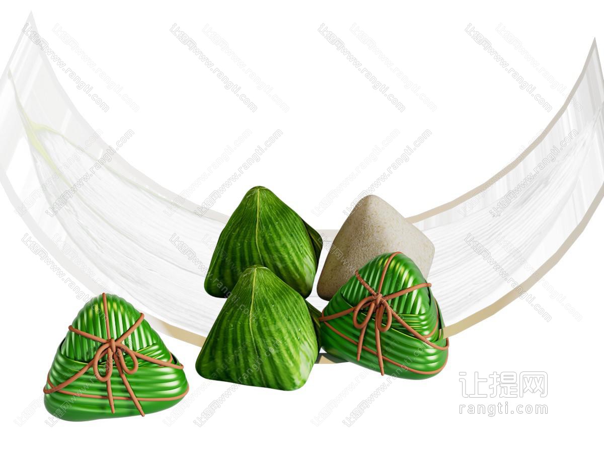 现代端午主题粽子美陈