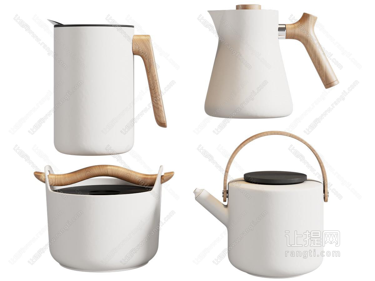 现代奶油风茶具