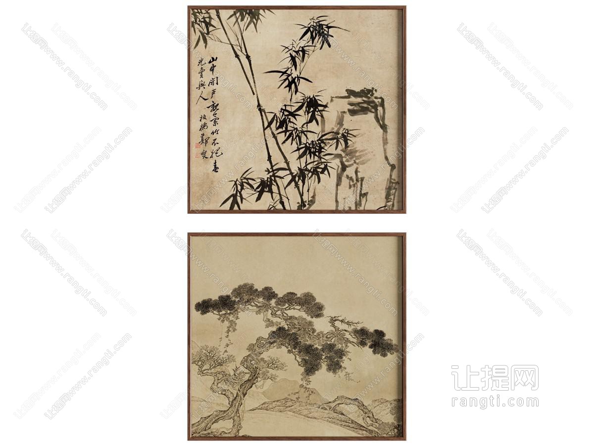 新中式中式宋式挂画