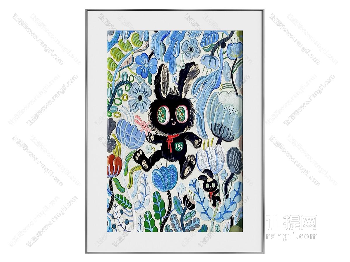 现代简约挂画 油画 抽象