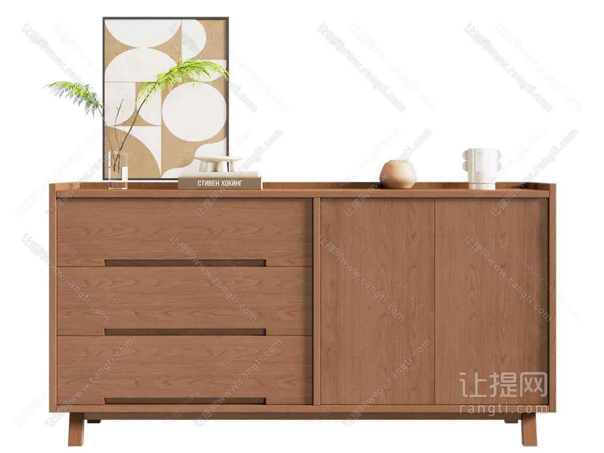 中古风玄关柜