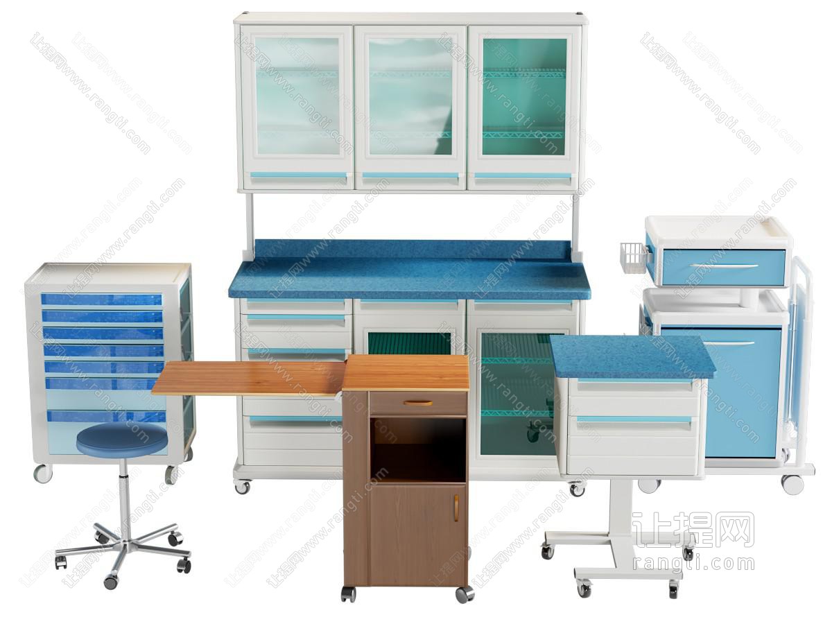 医院设备 医疗器具 器材 储物柜