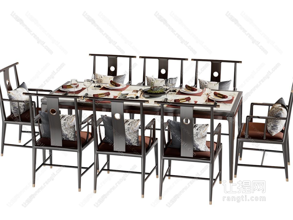 新中式餐桌椅
