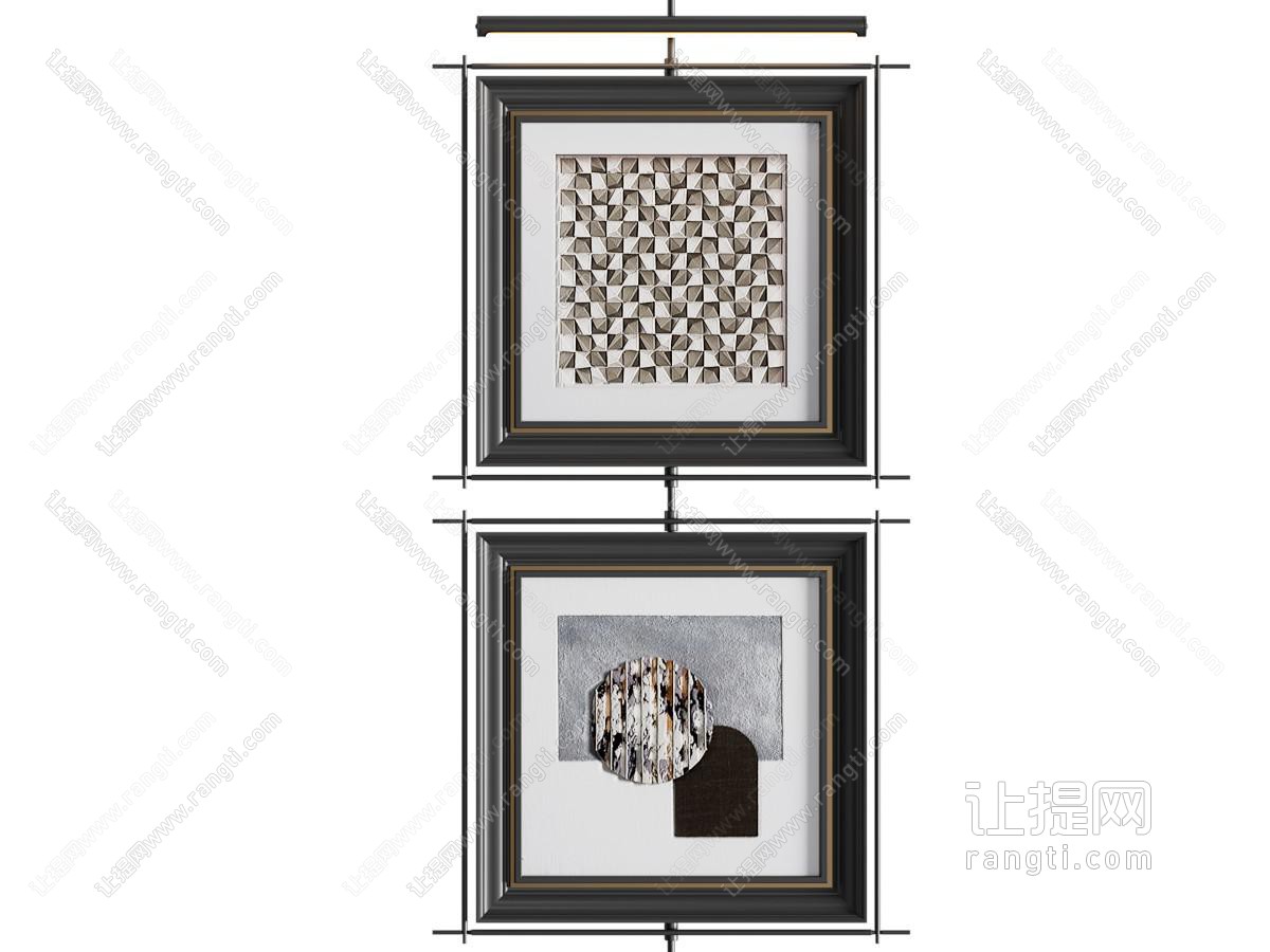 现代中古风装饰画