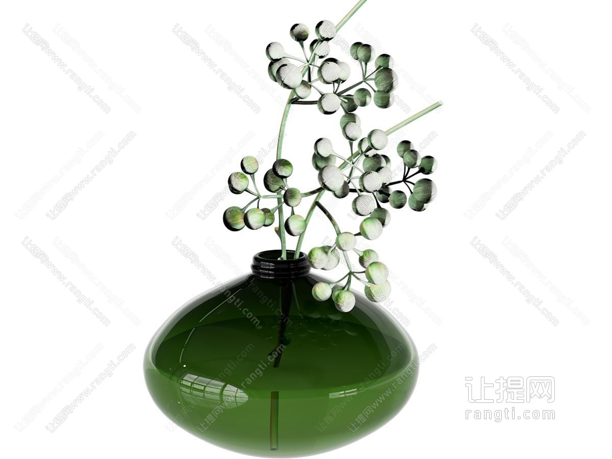 现代花艺摆件