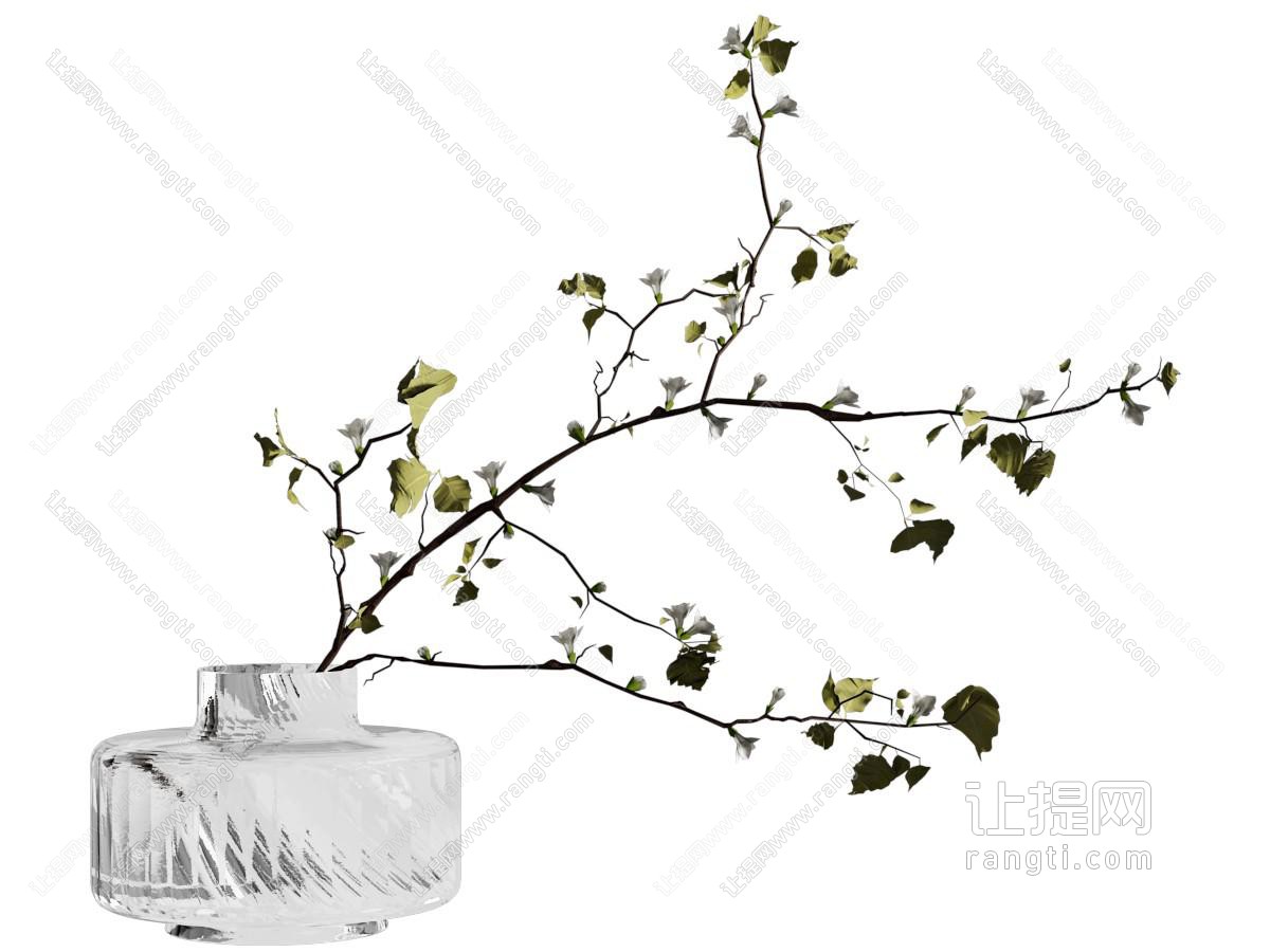 现代花瓶花艺 玻璃花瓶花艺