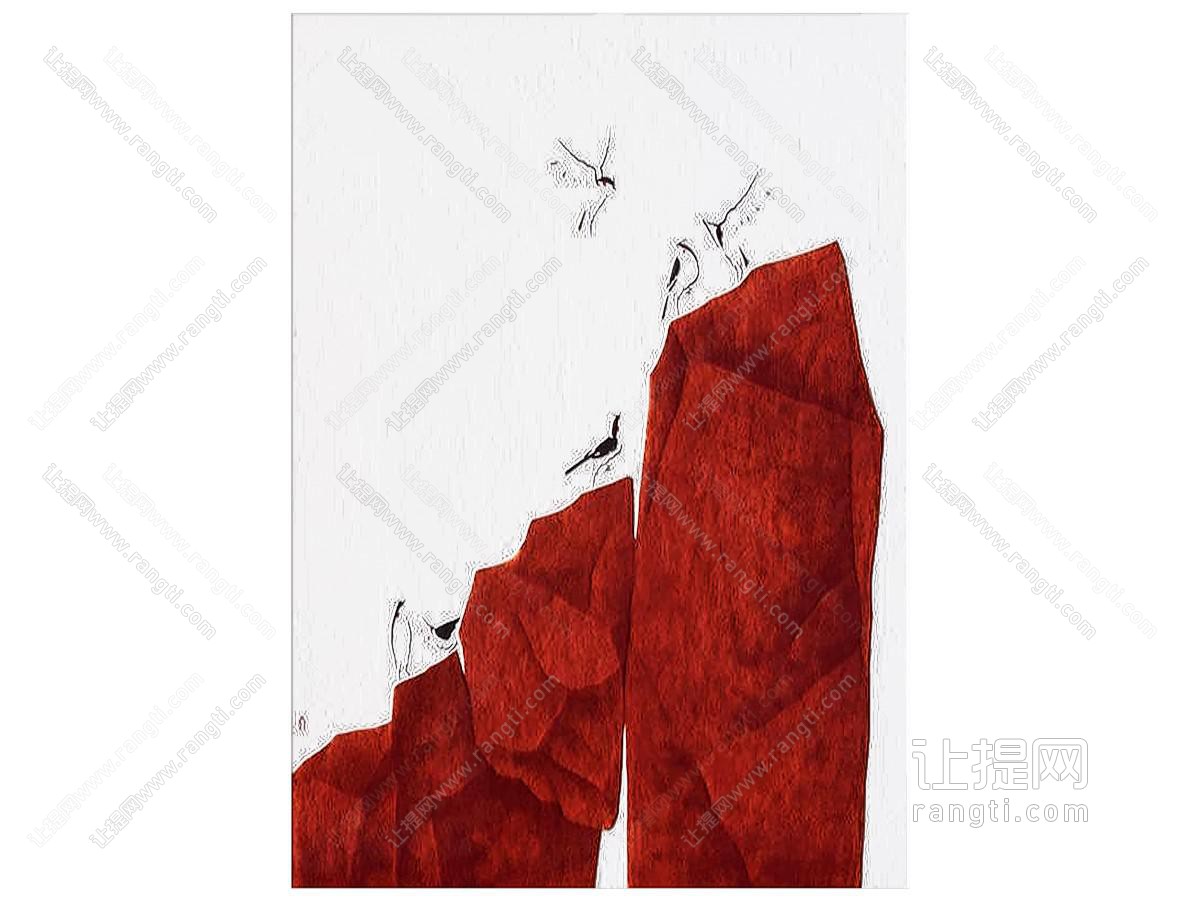 现代极简抽象挂画