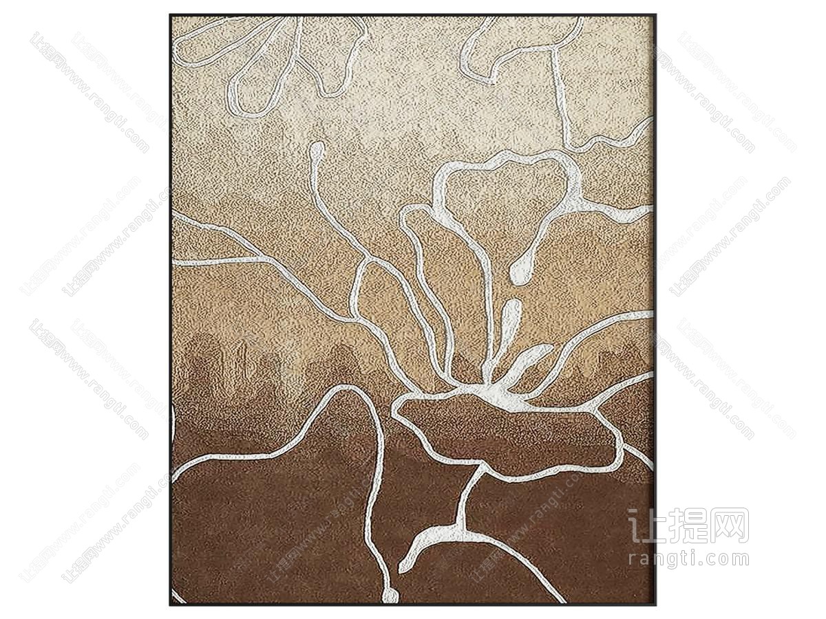 肌理画 艺术画 装饰画