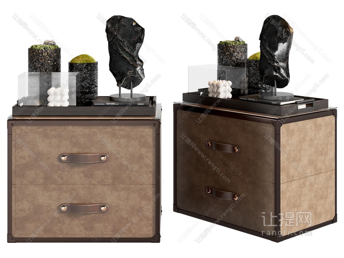 中古床头柜