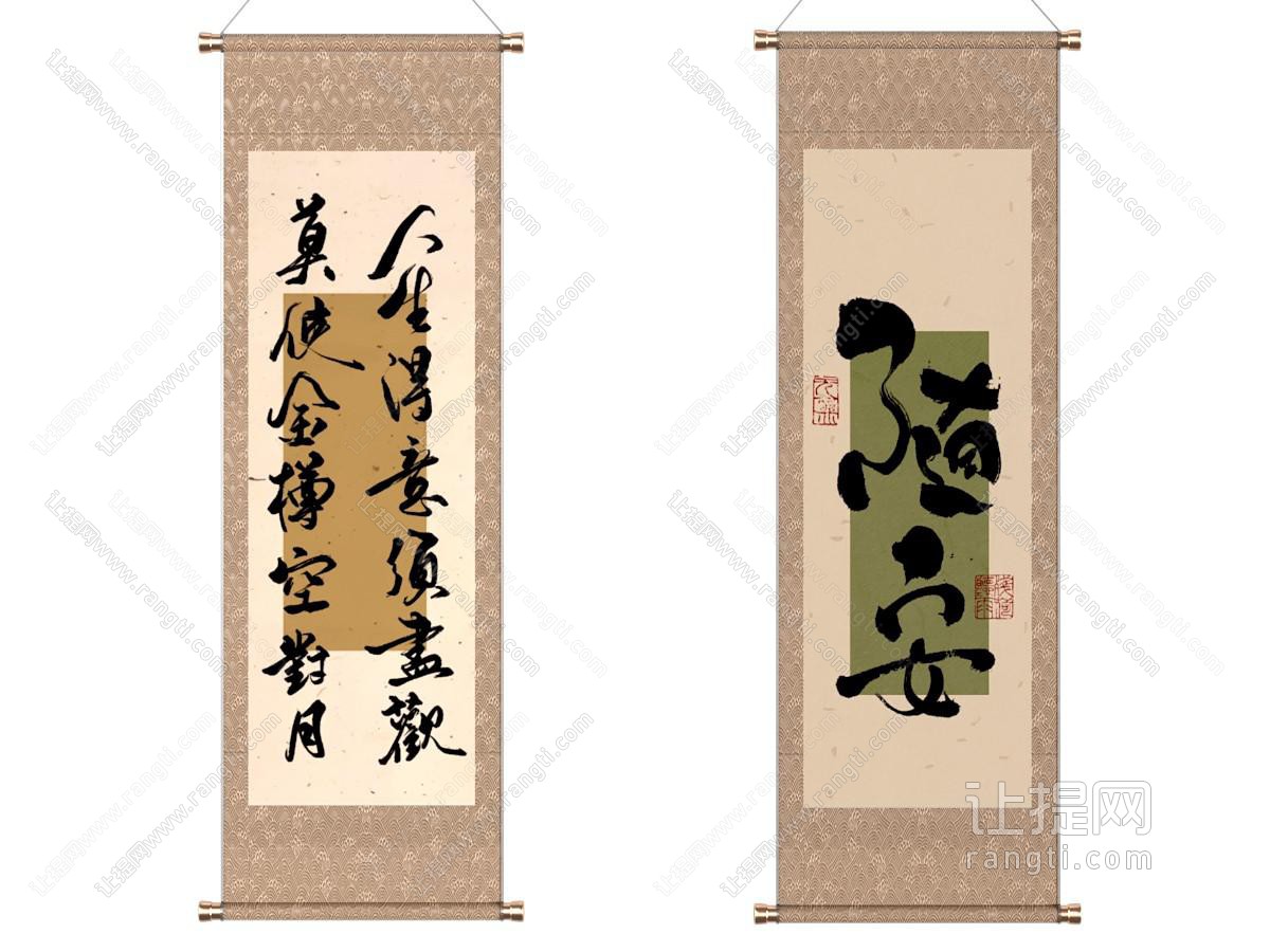 新中式装饰挂画