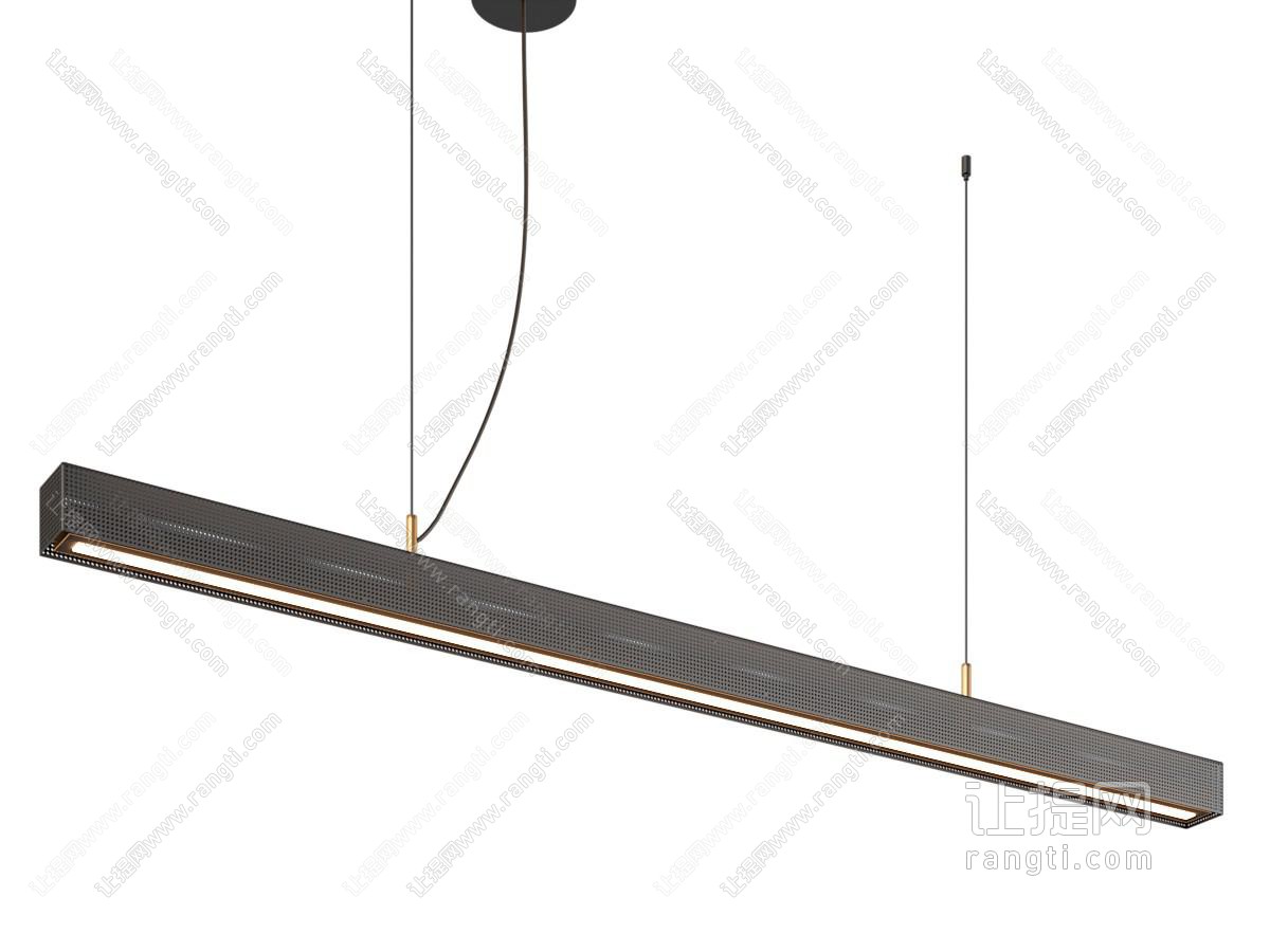 现代一字型吊灯