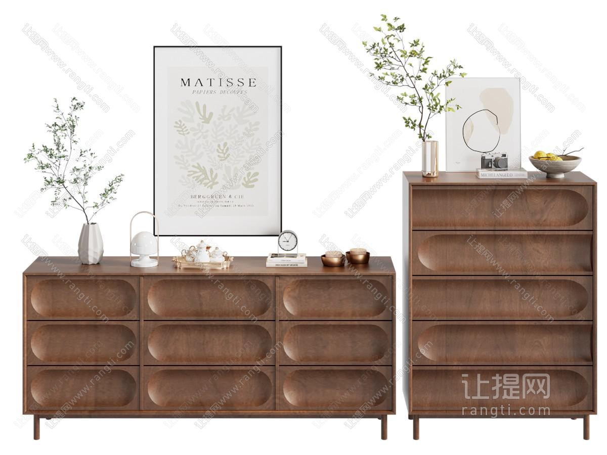 中古侘寂玄关柜