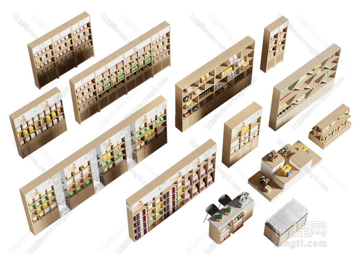 商展器材 展示柜 展架 展台 置物架 陈列架