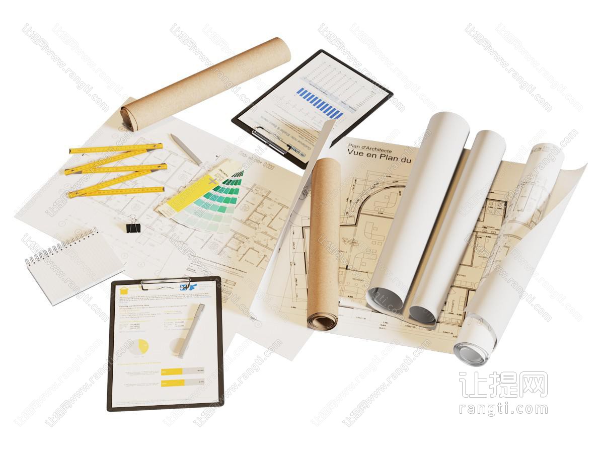 办公用品 室内设计师办公 工具
