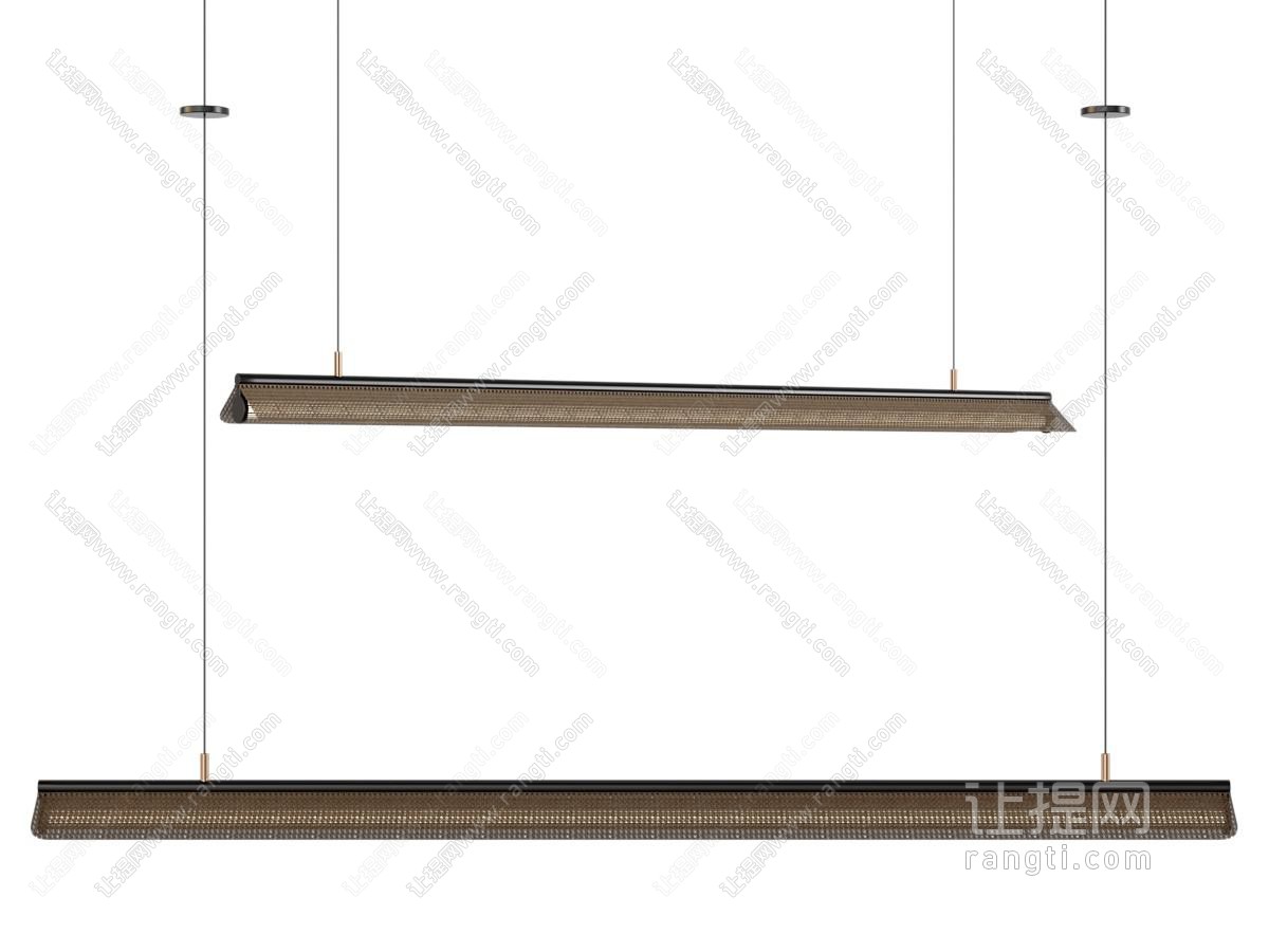 中古风长条吊灯