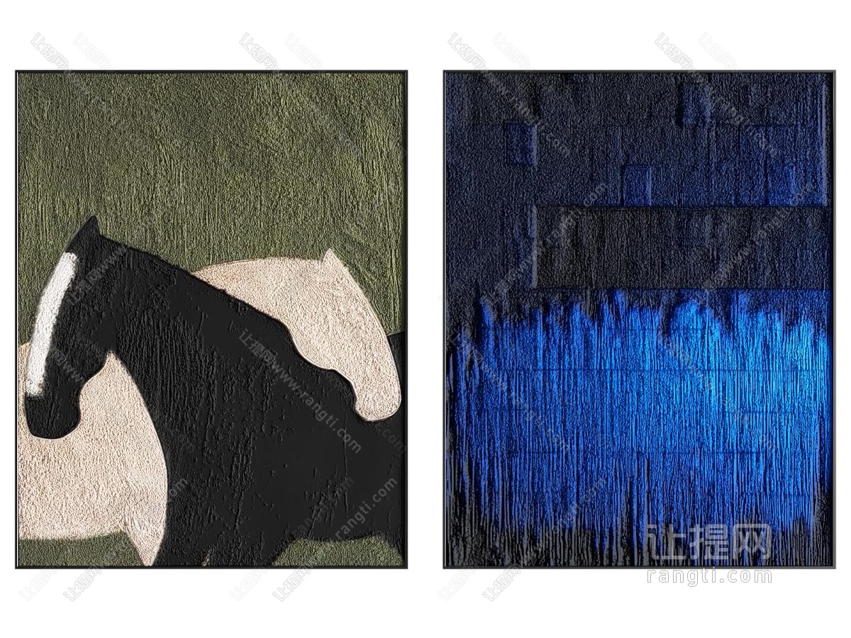 美式意式挂画 油画