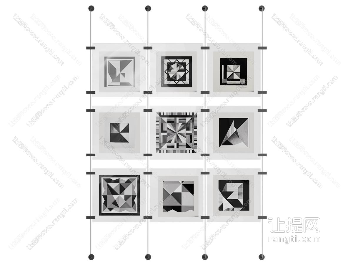 现代简约挂画