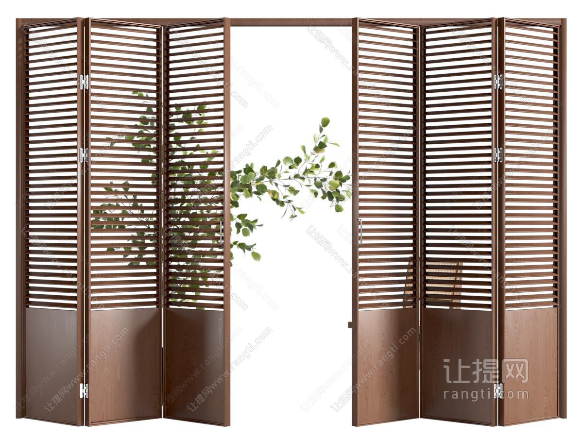 中古风折叠门