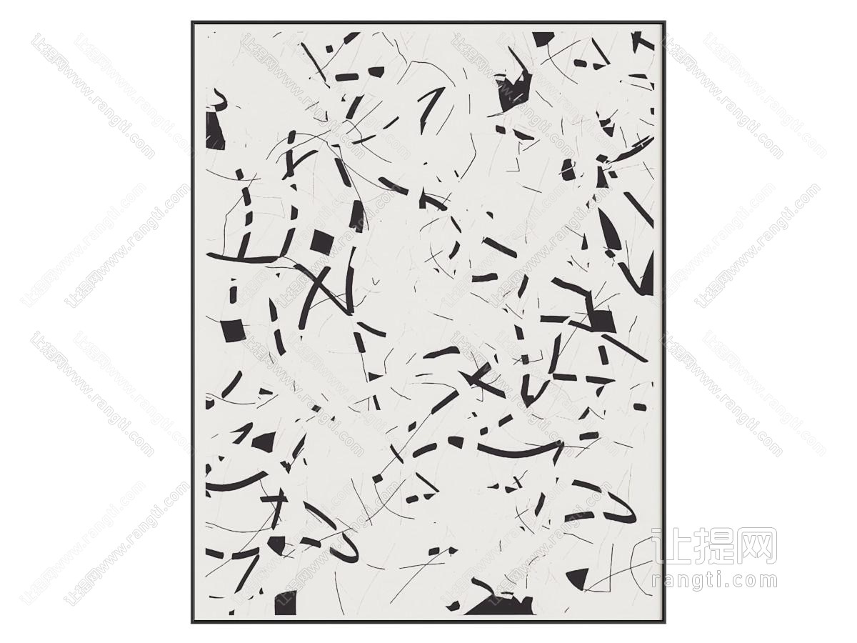 现代极简挂画