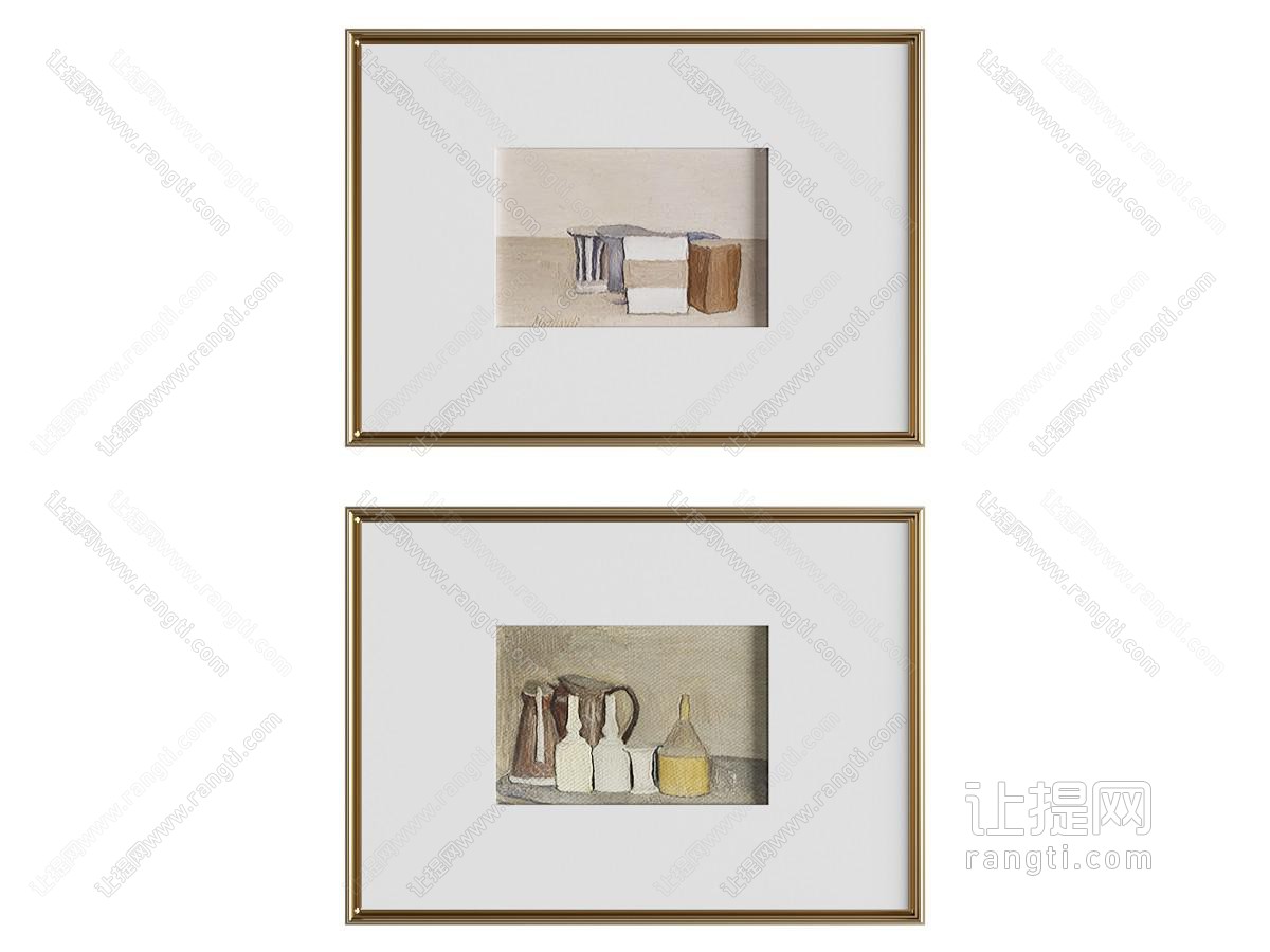 北欧画手绘画装饰画
