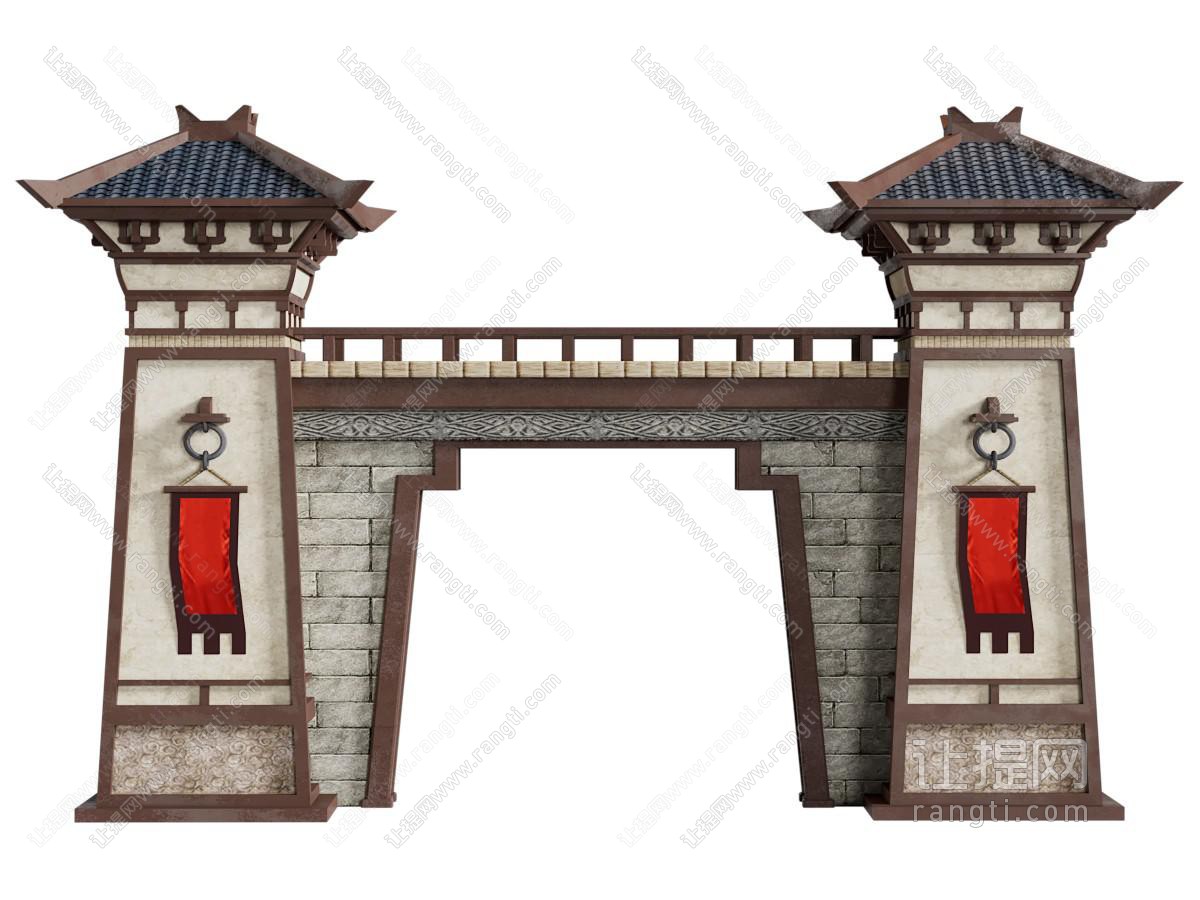 中式大门