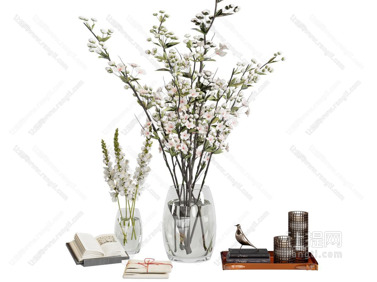 现代意式花瓶 玻璃花瓶 花艺 花瓶 桌面摆件 摆件