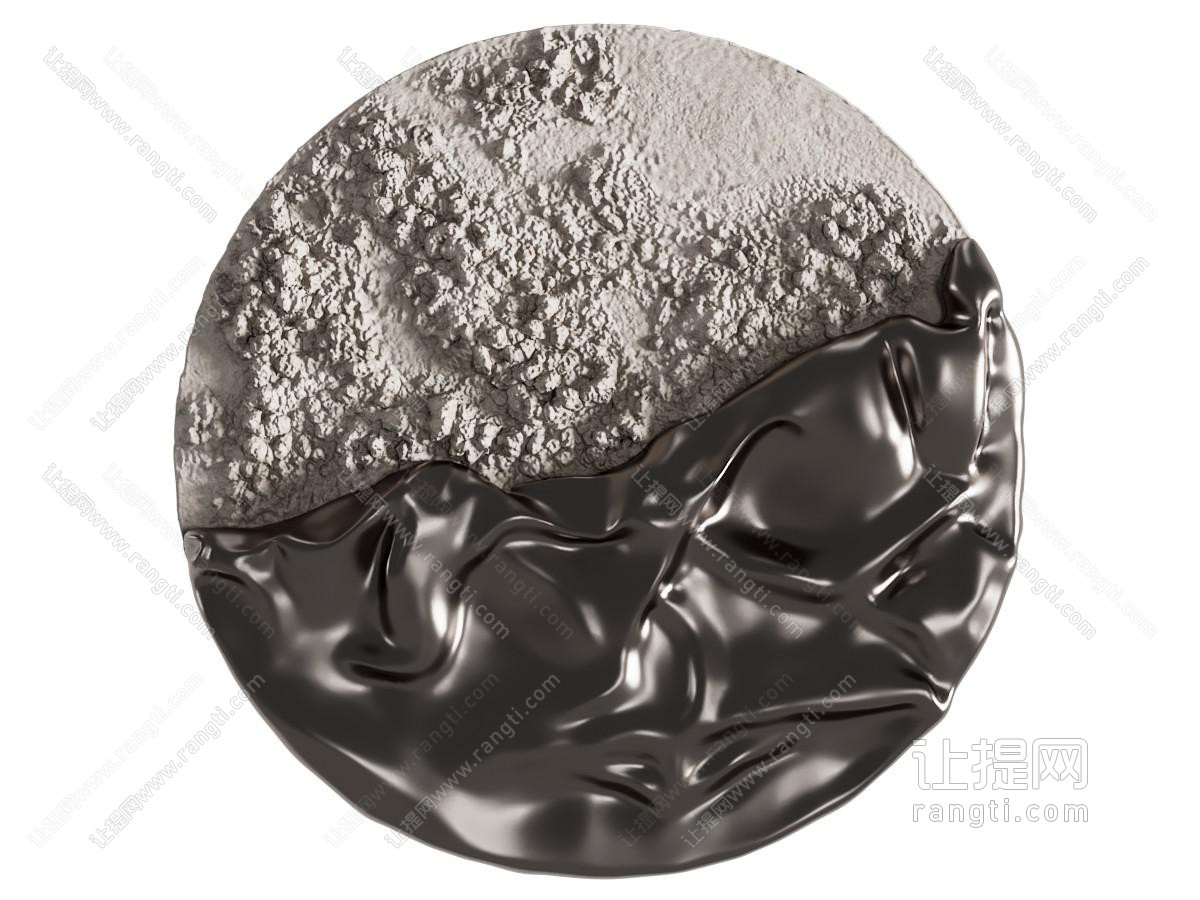 墙壁艺术金属石膏