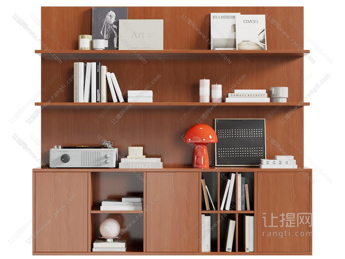现代中古书柜