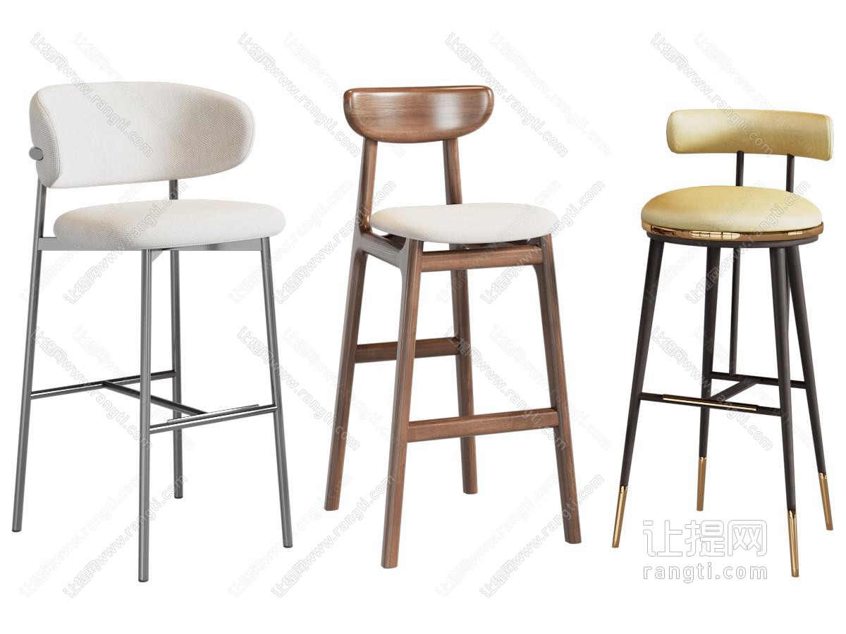 中古复古吧椅