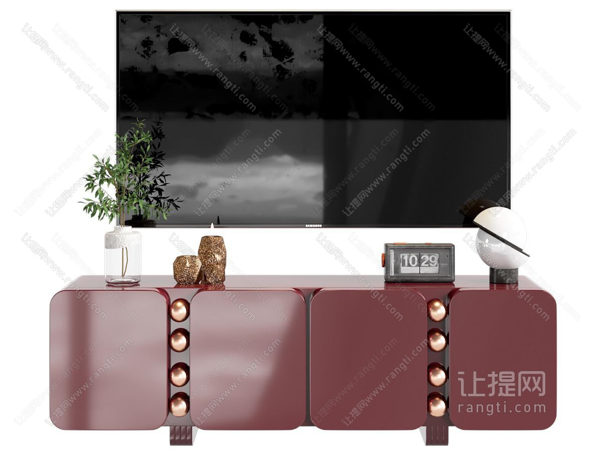 现代轻奢电视柜