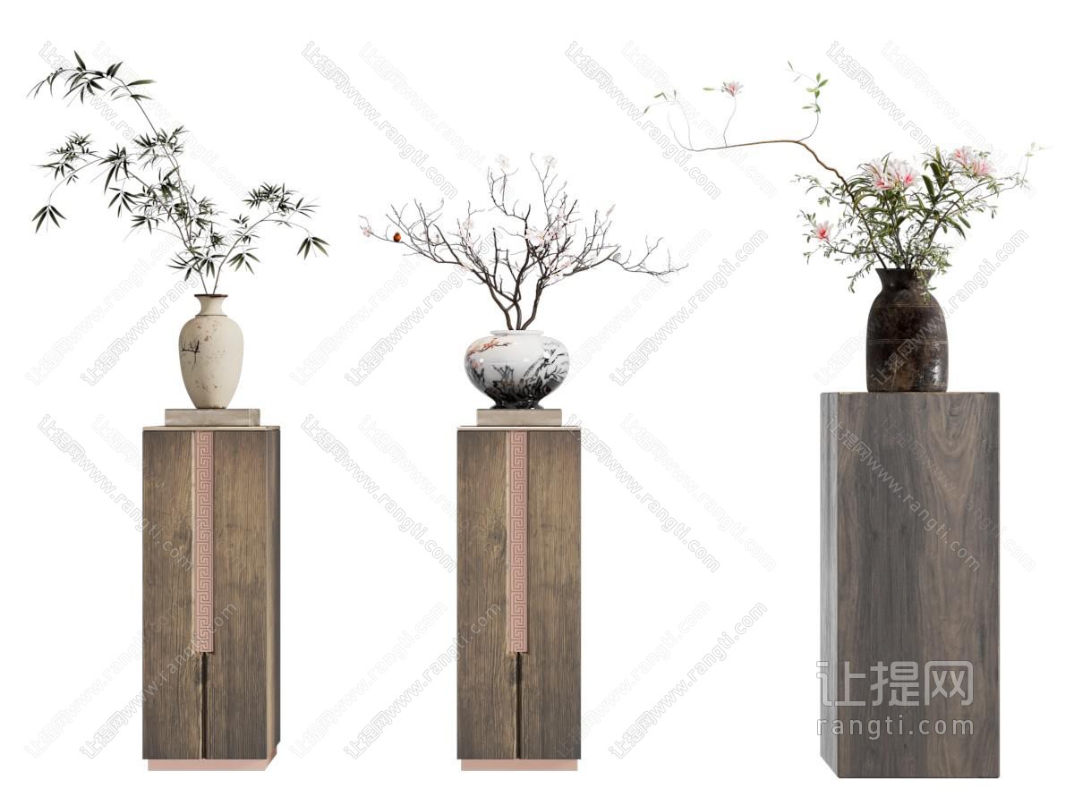 新中式花瓶