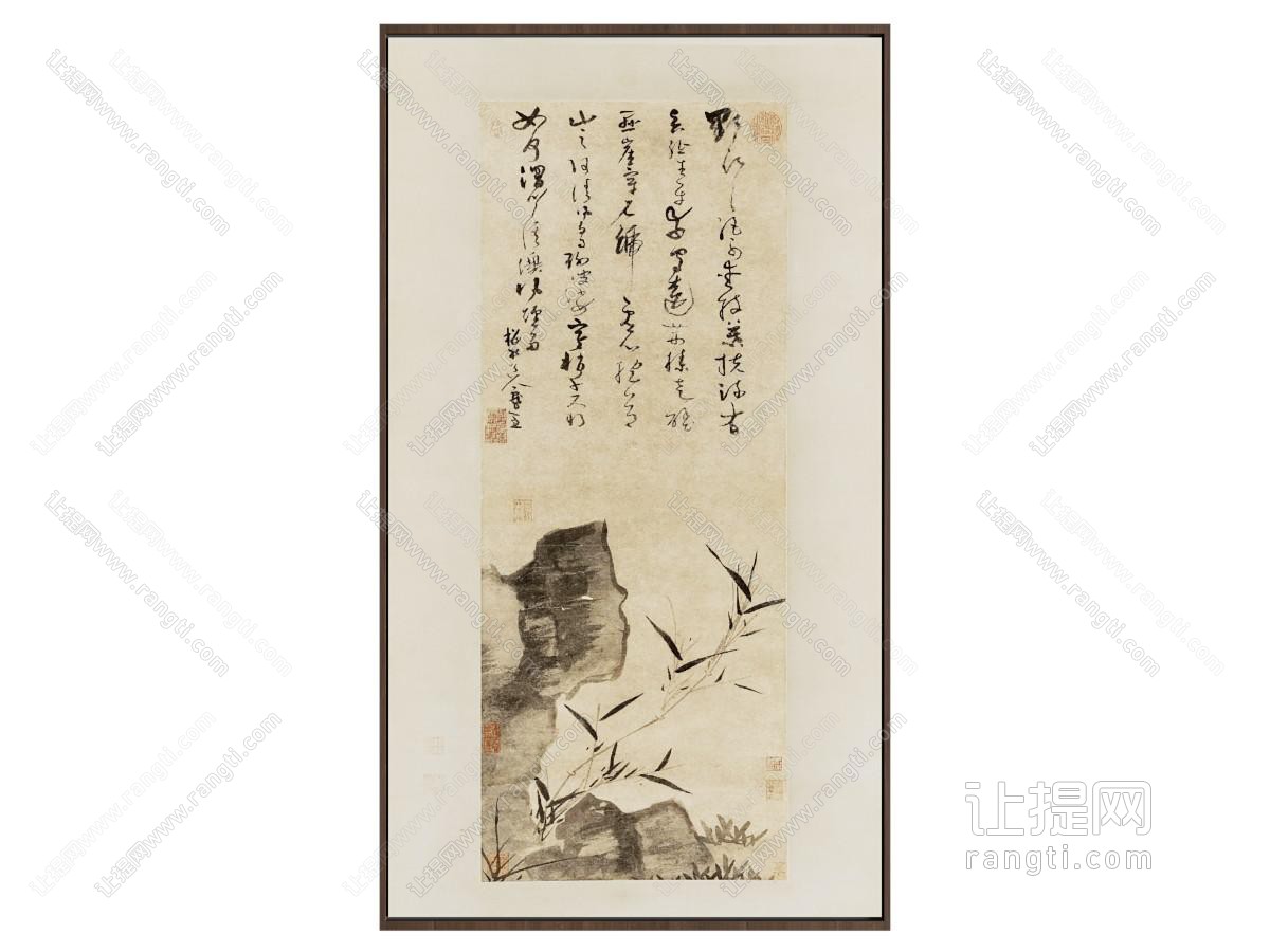 新中式装饰挂画