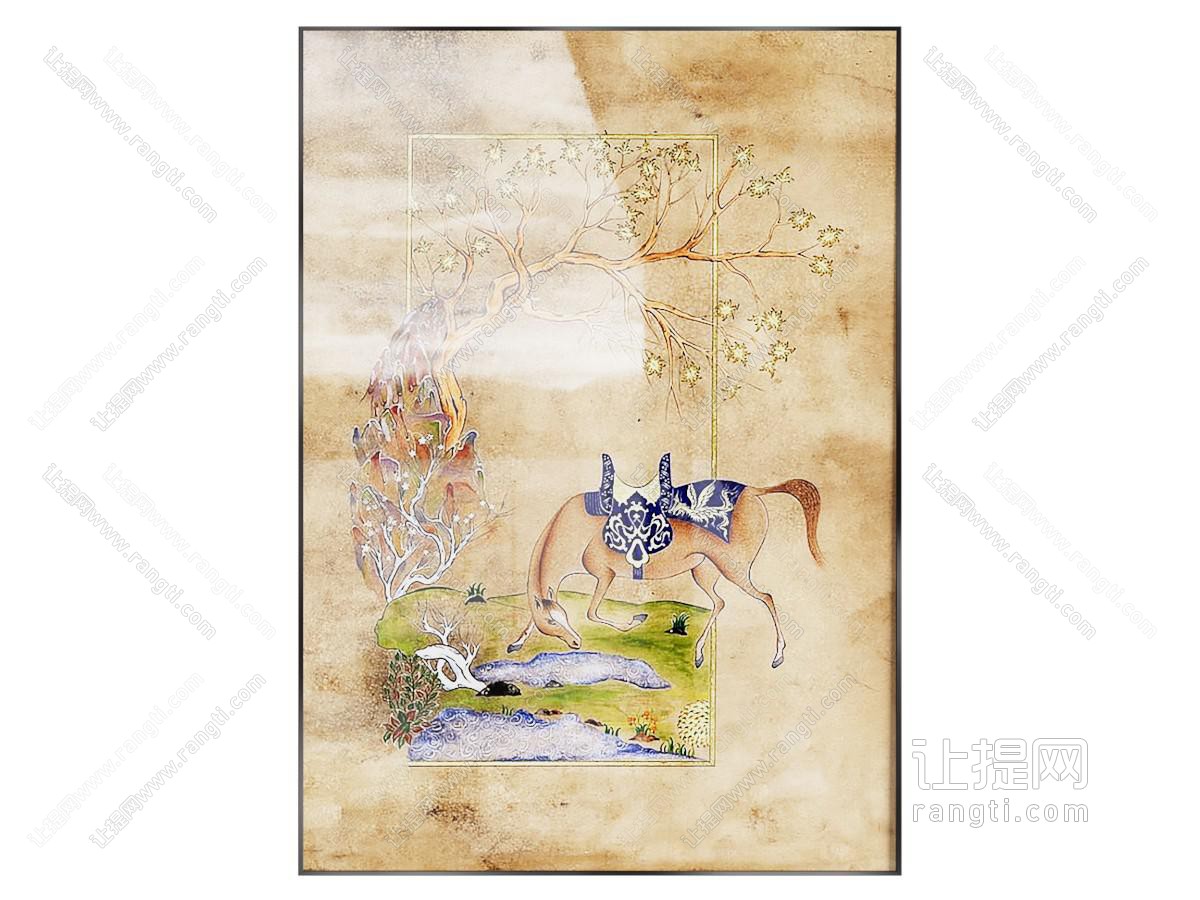 法式中古挂画