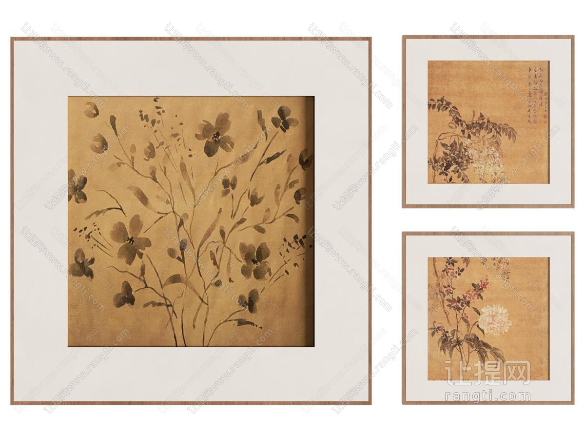 新中式中古山水画