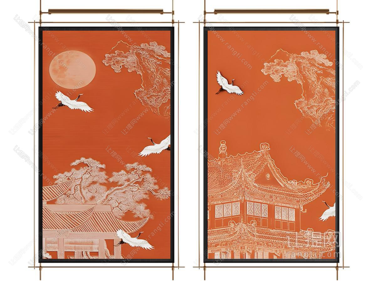 新中式组合画
