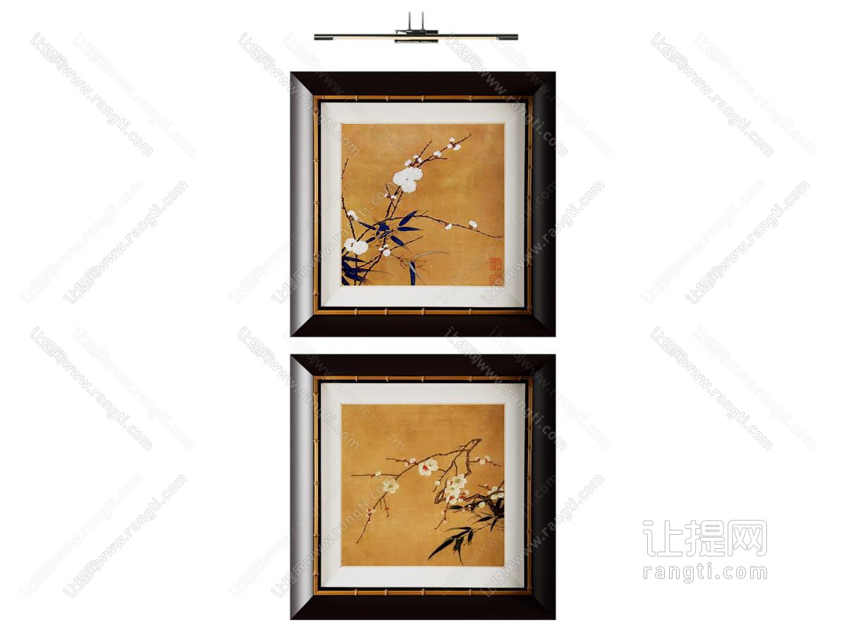 中古复古组合画