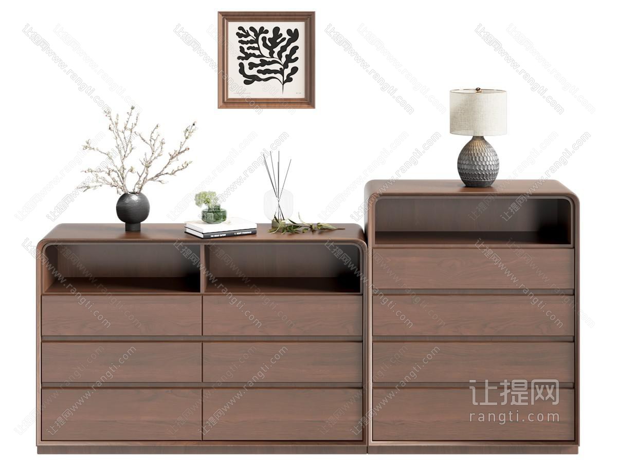 法式中古玄关柜