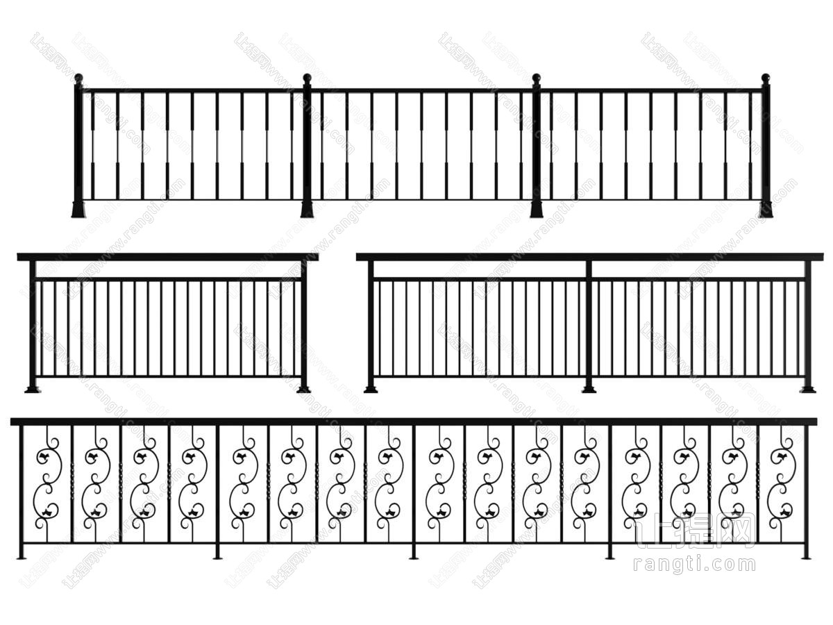 现代栏杆