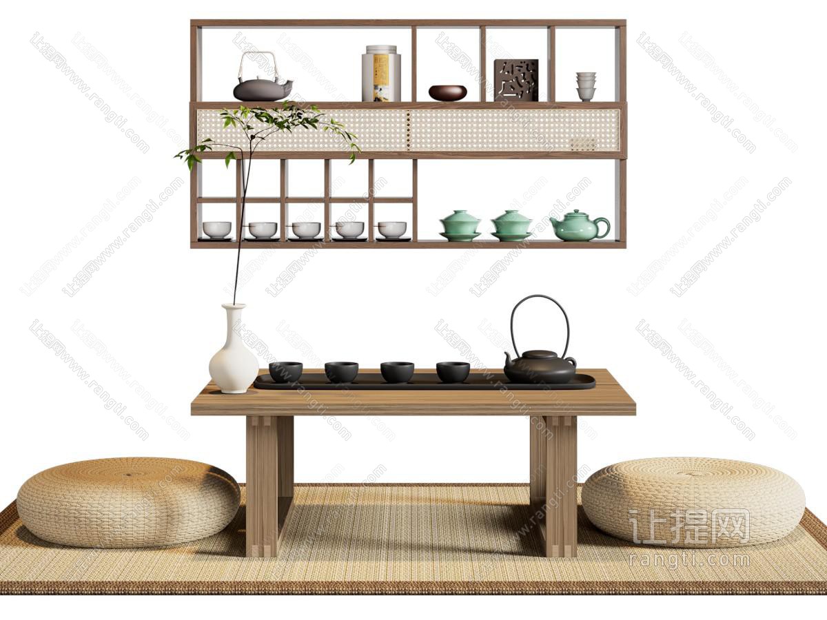日式茶柜