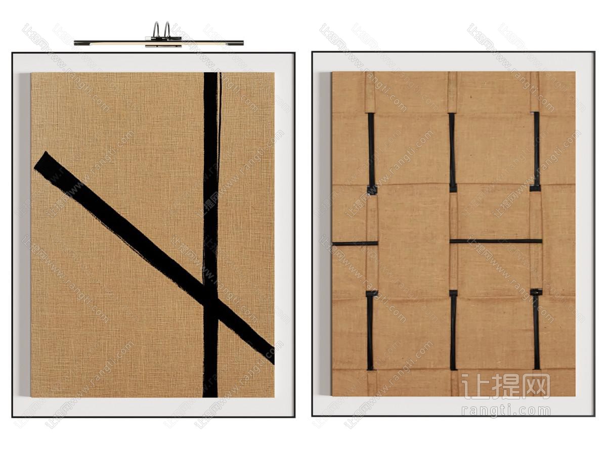 现代轻奢抽象挂画