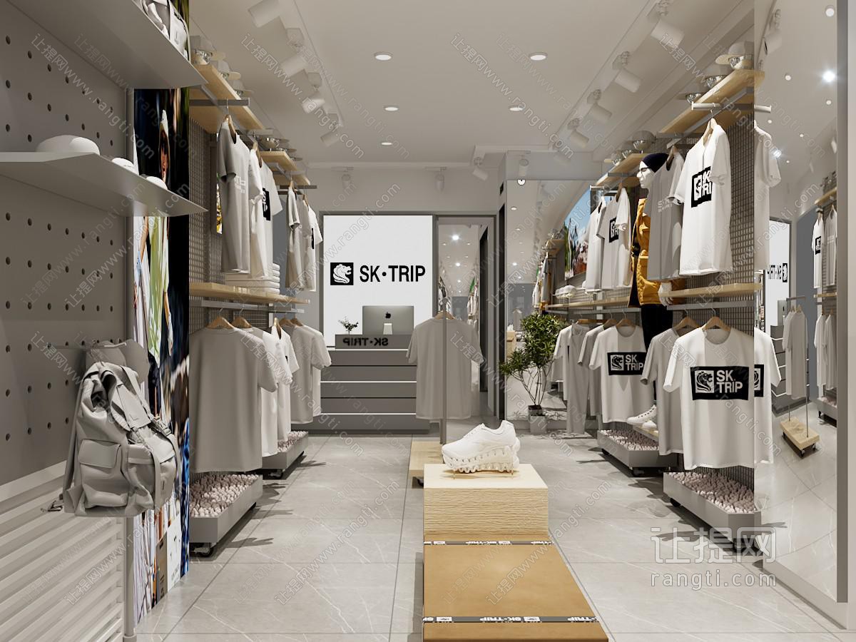 现代服装专卖店