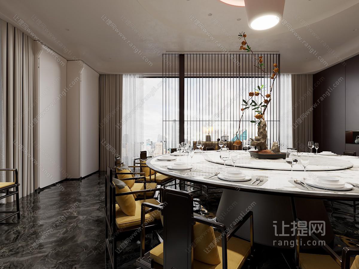新中式酒店包厢包间