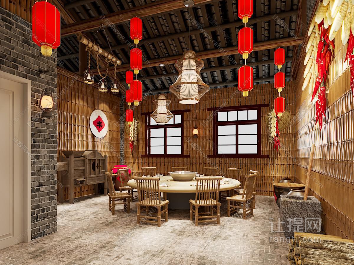 中式餐厅包厢