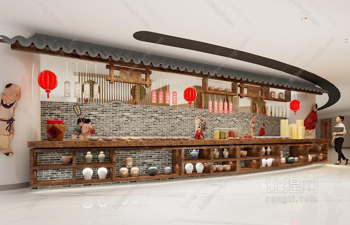 怀旧复古中餐厅