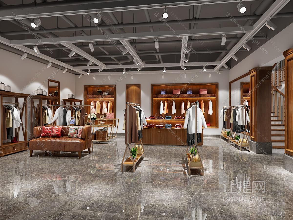 工业风服装店