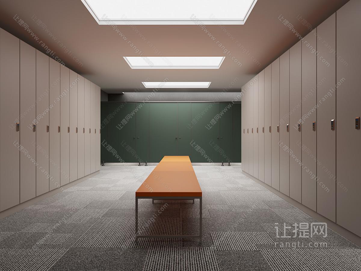 现代更衣室